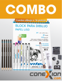 Combo Artistica Dibujo Monocromo X 16 Piezas