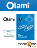 Clips Olami Metalico Nro   7 De 78 Mm (mt201)