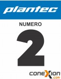 Pincel Plantec Cerda Blanca Plano Mango Largo Nro   2 (18752)