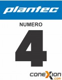 Pincel Plantec Cerda Blanca Soft Biselado Nro   4 (18684)