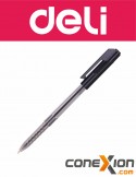 Boligrafo Deli Arrow Extra Smooth Capuchon 1 Mm Negro (eq01120)